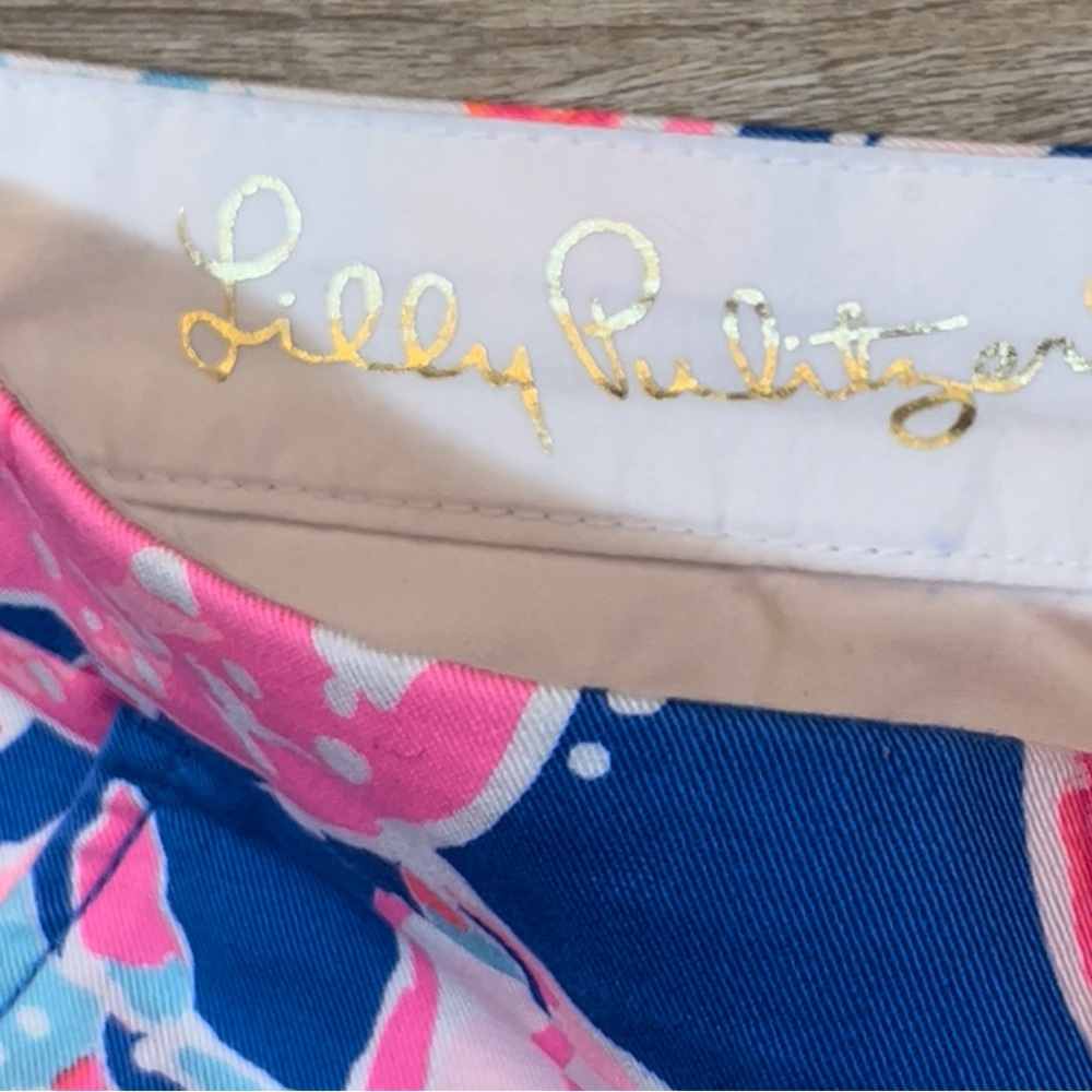 Lilly Pulitzer Women’s Buttercup Stretch Cotton Shorts Size 10 - Picture 4 of 8
